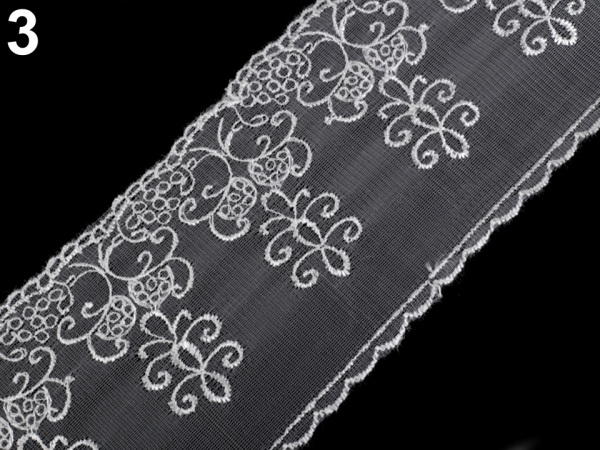 Krajka na monofilu šíře 95 mm