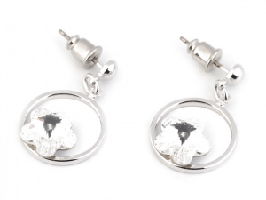 Náušnice se Swarovski Elements květ