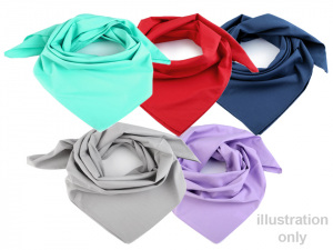 Bavlněný šátek jednobarevný 65x65 cm