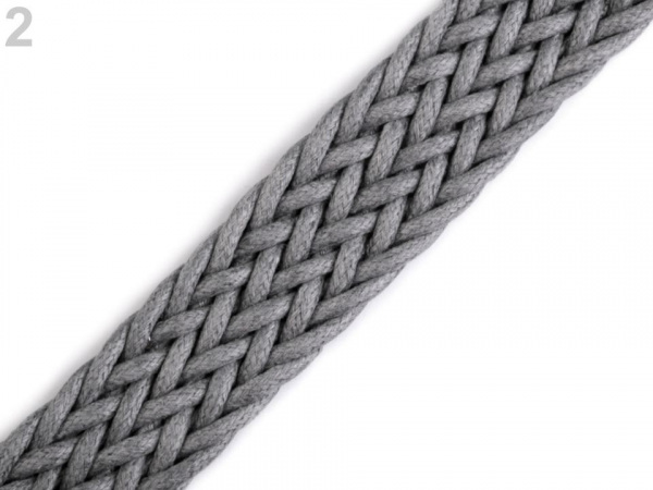 Splétaný popruh šíře 25 mm