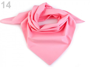 Bavlněný šátek jednobarevný 65x65 cm