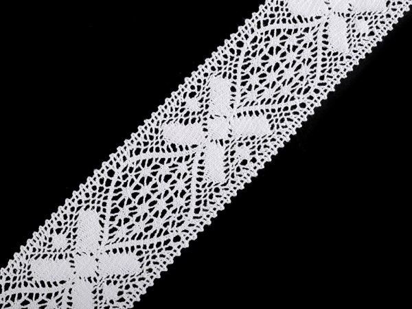 Krajka / vsadka paličkovaná šíře 65 mm