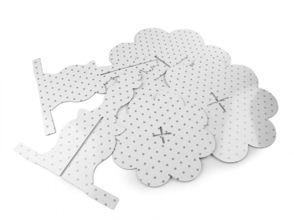 Papírový stojan 3 patra