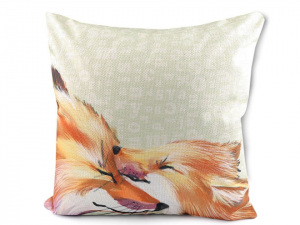 Povlak na polštář liška 44x44 cm