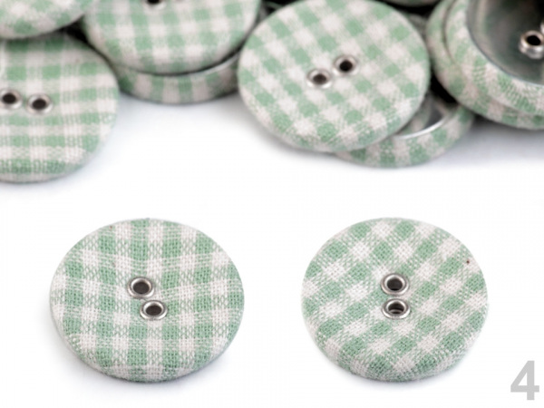 Potažené knoflíky / buttonky velikost 34"