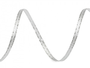 Atlasová stuha oboulící s lurexem šíře 3 mm