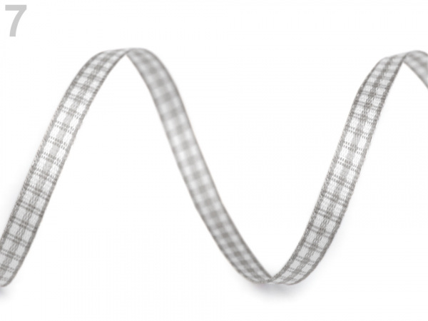 Károvaná stuha šíře 5 mm