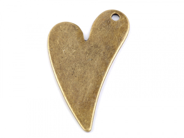 Přívěsek srdce 22x36 mm