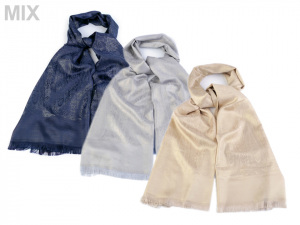 Šála s lurexem 70x175 cm