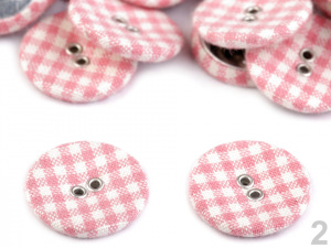 Potažené knoflíky / buttonky velikost 34"