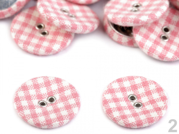 Potažené knoflíky / buttonky velikost 34"