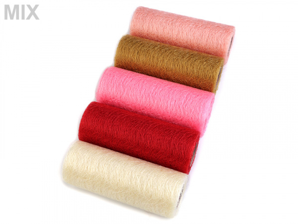 Pavučinka / stuha dekorační šíře 14-15 cm