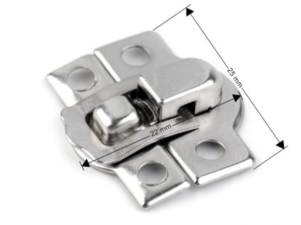 Zapínání na krabičky 22x25 mm