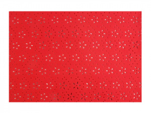 Pěnová guma Moosgummi 20x30 cm perforované květy