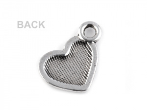 Přívěsek srdce 11x15 mm