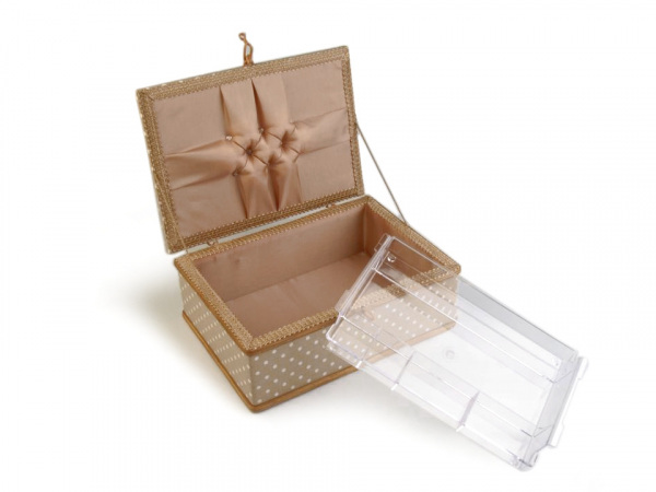 Kazeta / košík na šití čalouněná