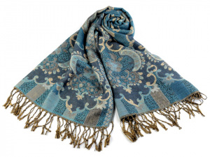 Šála s lurexem v krabičce, dárkové balení