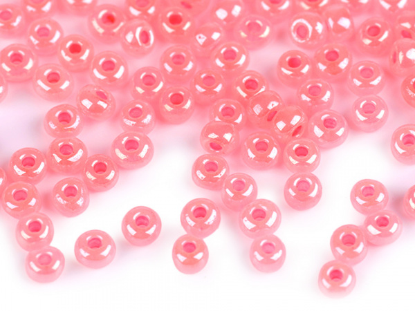 Rokajl 6/0 - 4 mm perleťový, neprůhledný