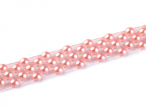 Borta s perlami - půlperle šíře 14 mm