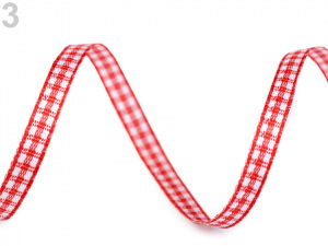 Károvaná stuha šíře 5 mm