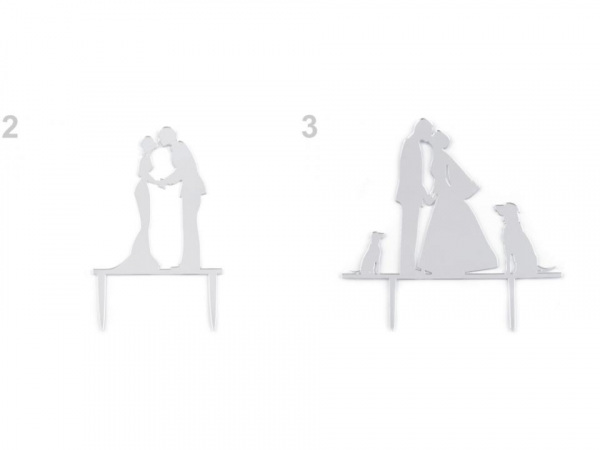 Dekorace na dort - svatební