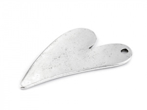 Přívěsek srdce 22x36 mm
