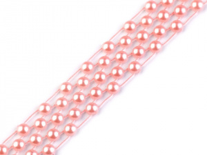 Borta s perlami - půlperle šíře 14 mm