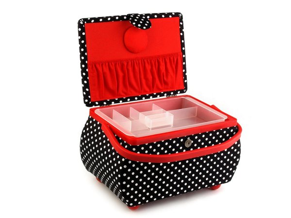 Kazeta / košík na šití čalouněný