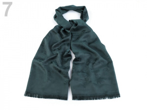 Šála s ornamenty 65x170 cm