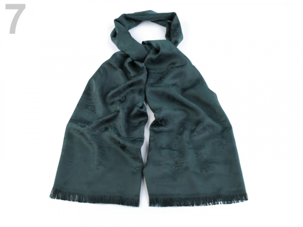 Šála s ornamenty 65x170 cm