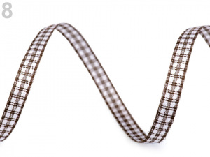 Károvaná stuha šíře 5 mm