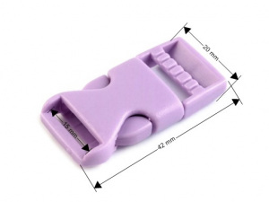 Spona trojzubec šíře 15 mm