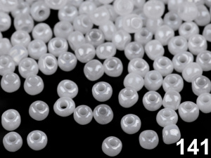 Rokajl 6/0 - 4 mm perleťový, neprůhledný