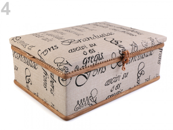 Kazeta / košík na šití čalouněná