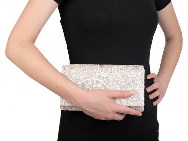 Kabelka - psaníčko s krajkou