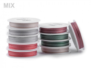 Károvaná stuha šíře 5 mm