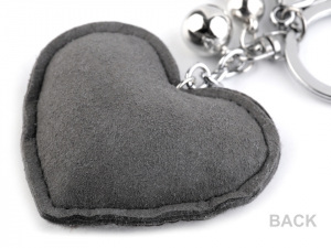 Přívěsek na kabelku / klíče srdce