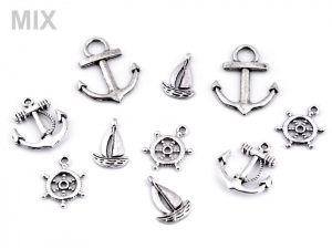 Přívěsky námořnické mix velikostí