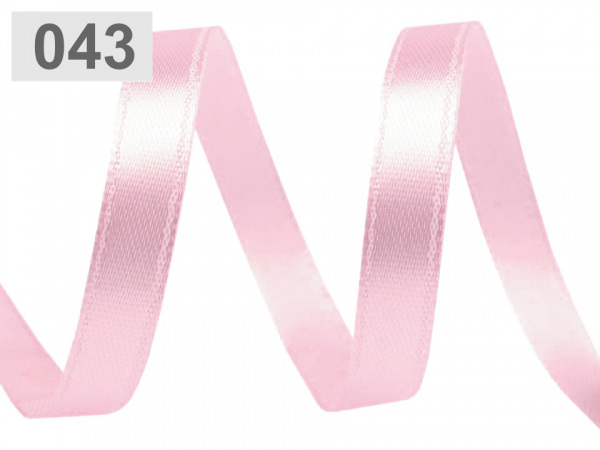 Atlasová stuha svazky po 5 m šíře 6 mm