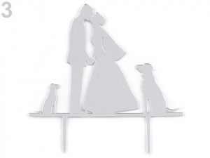 Dekorace na dort - svatební