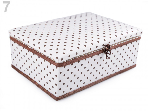Kazeta / košík na šití čalouněná
