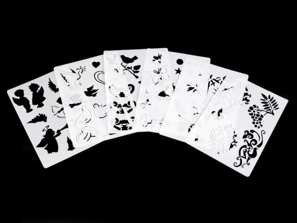 Plastová šablona 15x21 cm