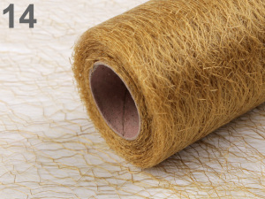 Pavučinka / stuha dekorační šíře 14-15 cm