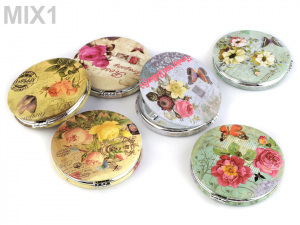 Kosmetické zrcátko motýl