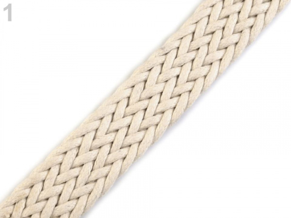 Splétaný popruh šíře 25 mm