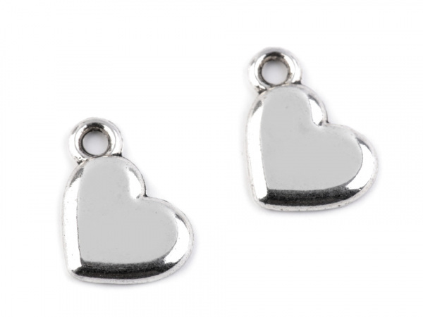 Přívěsek srdce 11x15 mm