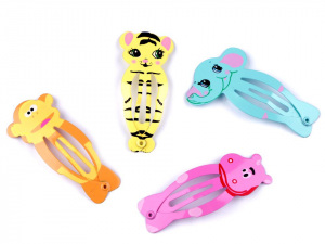 Sponka do vlasů pukačka zvířátka