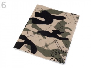 Nažehlovací záplaty maskáčové 17x43 cm