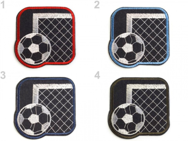 Nažehlovačka branka s míčem