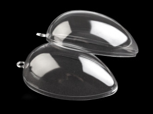 Plastové vejce 40x60 mm dvoudílné